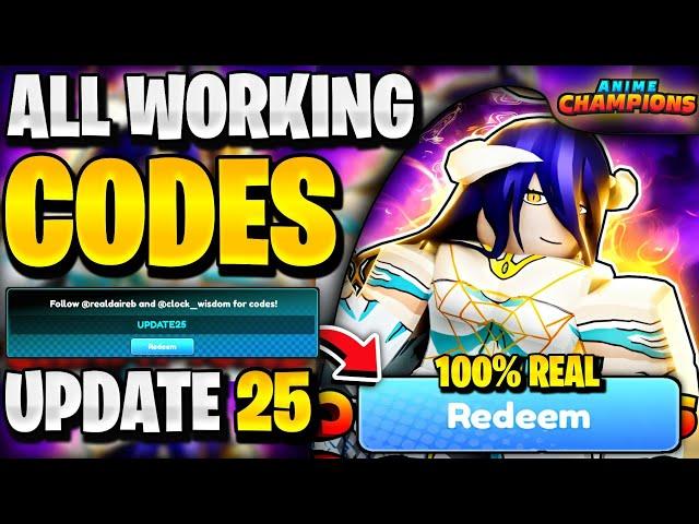 *NEW* All Working UPDATE 25 CODES For Anime Champions Simulator! Anime Champions Simulator Codes