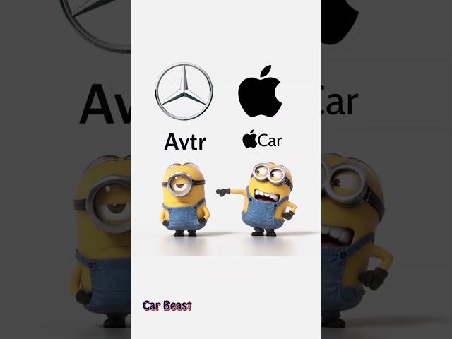 Mercedes vision avtr VS Apple car minions stylefunny#funny #foryou #tiktok #status #trending #apple