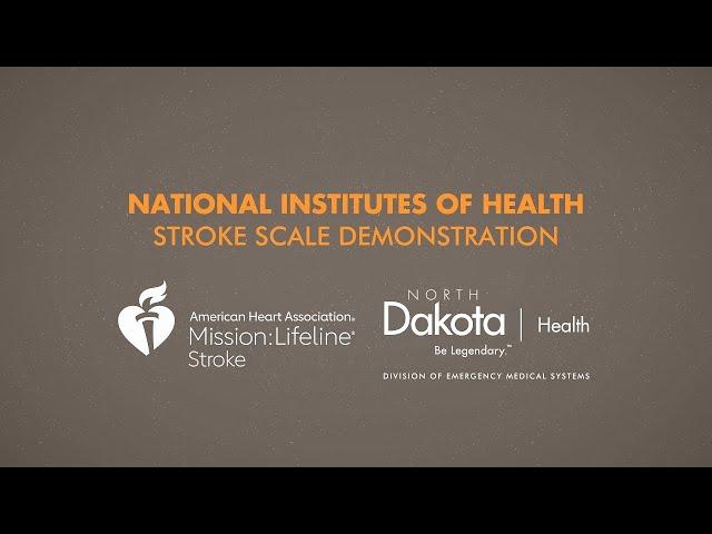 National Institutes of Health (NIH) Stroke Scale Demonstration