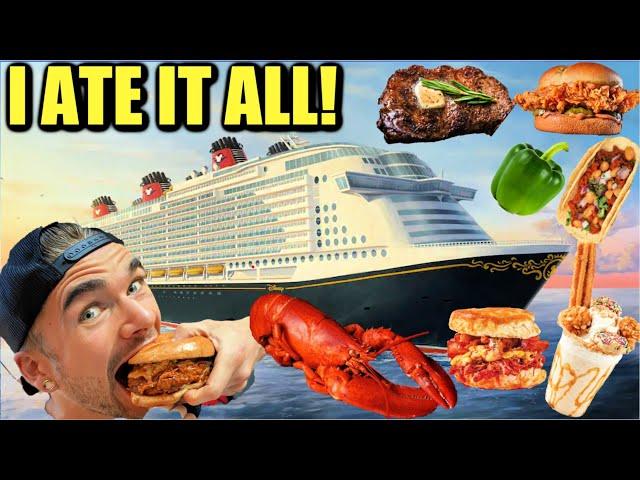 ALL YOU CAN EAT CRUISE SHIP FOOD CHALLENGE - I ATE EVERYTHING ON BOARD! ROYAL CARIBBEAN CRUISE FOOD