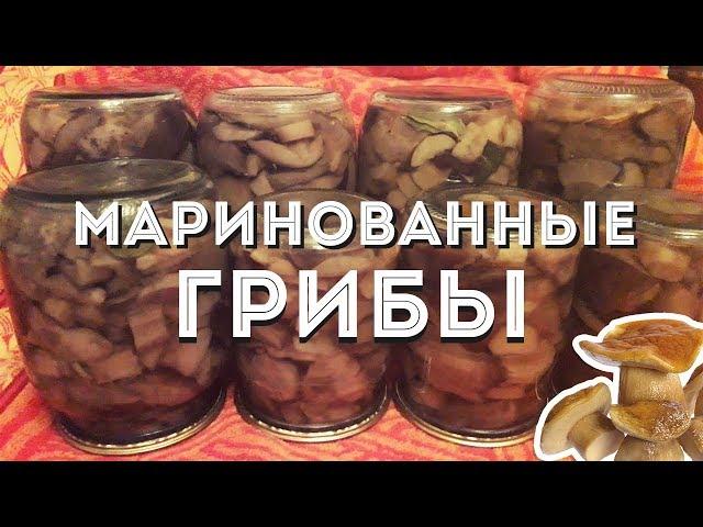 Маринованные грибы на зиму! Из Обабков