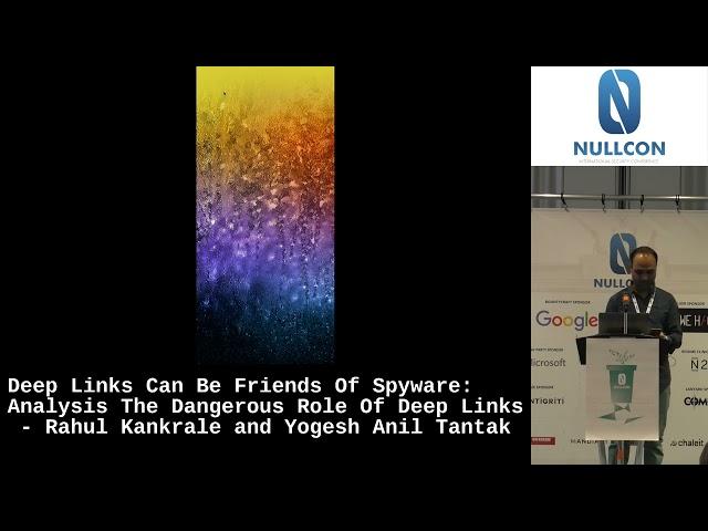 Analysis The Dangerous Role Of Deep Links by Rahul Kankrale & Yogesh Tantak | Nullcon Berlin 2022