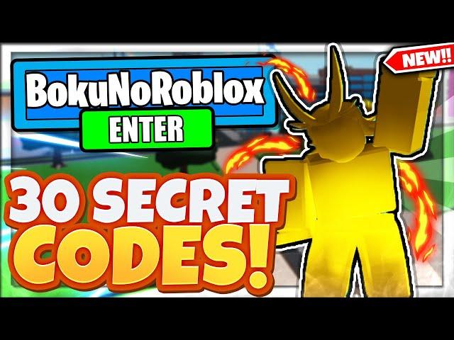 BOKU NO ROBLOX CODES *FREE CASH* ALL 30 NEW SECRET ROBLOX BOKU NO ROBLOX REMASTERED CODES!