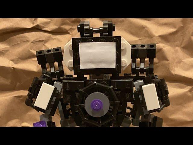 LEGO Titan Tv Man 3.0 BUILDING ANIMATION Tutorial