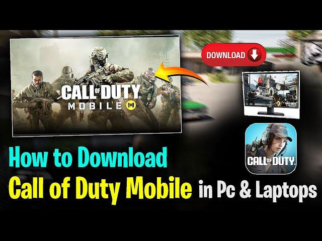 How To Download Call Of Duty Mobile On PC or laptops - 2024 | call of duty PC me install kaise kare