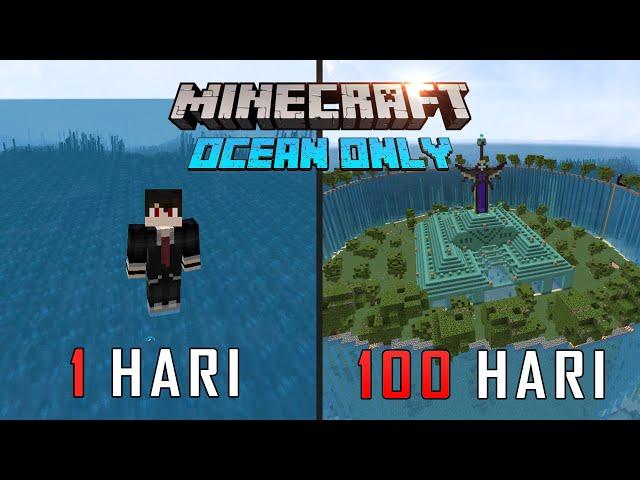 100 Hari Di Minecraft Tapi Ocean Only