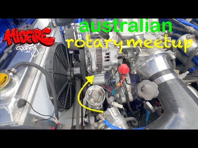 Big Australian ROTARY meetup with peripheral ported rotors