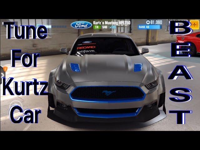 CSR Racing 2 Tune for T4 Kurtz Mustang HPE750