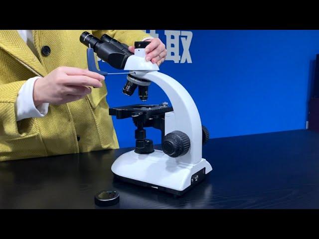 How to install polarizing unit in biological microscope