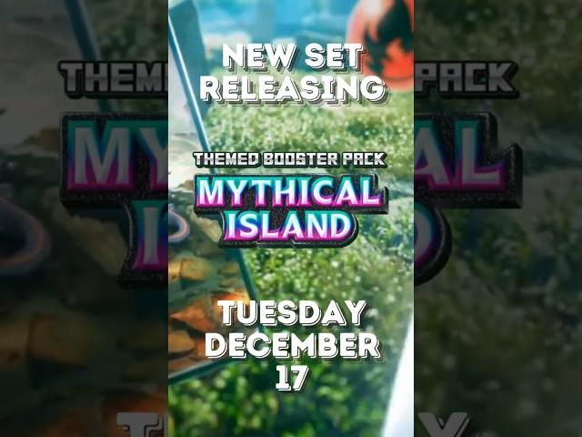 Mythical Island | New Pokemon Pocket set revealed | Releasing December 17 #pokemon #pokemonpocket