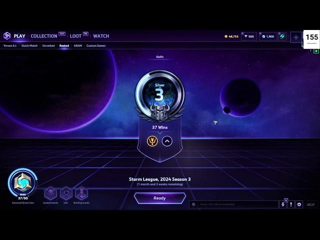 Heroes of the Storm - road to 200 Subs   | HotS Ranked #8