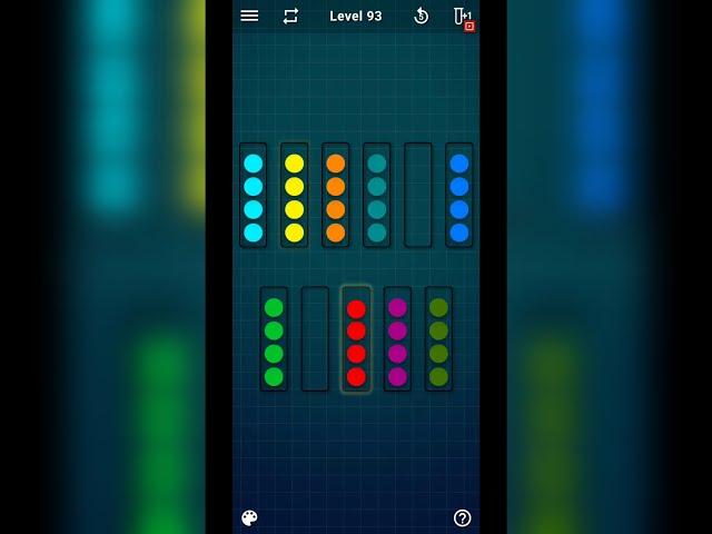 Ball Sort Puzzle Level 93 Solved