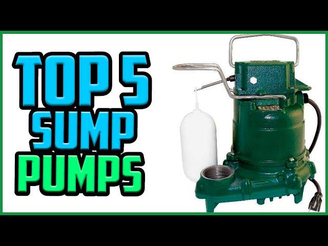 Top 5 Best Sump Pumps Reviews in 2022