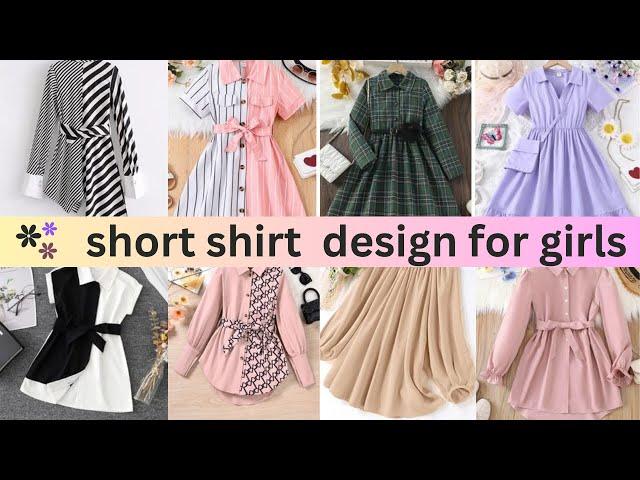 Short shirt designs for girls | Stylish girls top designs | New girls fashion girl latest collection