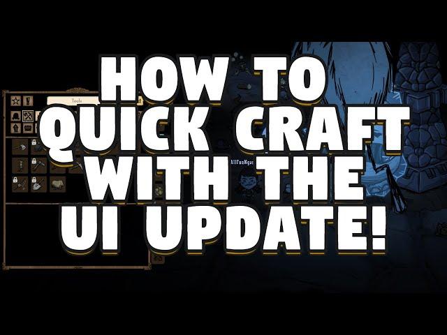 How To Quick Craft in Don't Starve Together - Don't Starve Together Ui Update Quick Craft