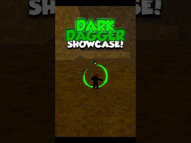 Dark Dagger Showcase in Blox Fruits! #roblox #bloxfruits #shorts