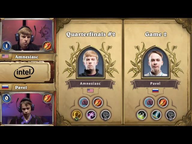 Amnesiac vs Pavel | Quarterfinals |  Hearthstone World Championship 2016