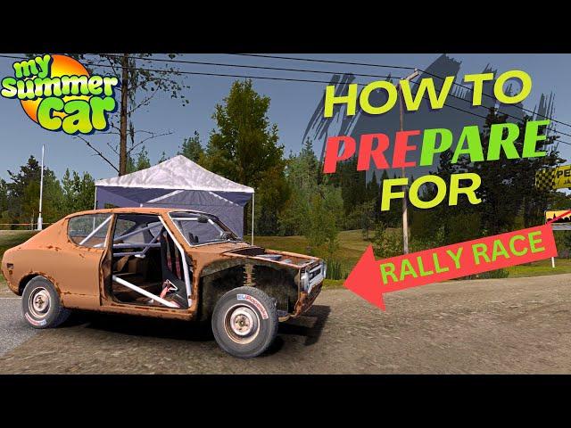 My Summer Car - How To Prepare Satsuma For Rally Sprint Race