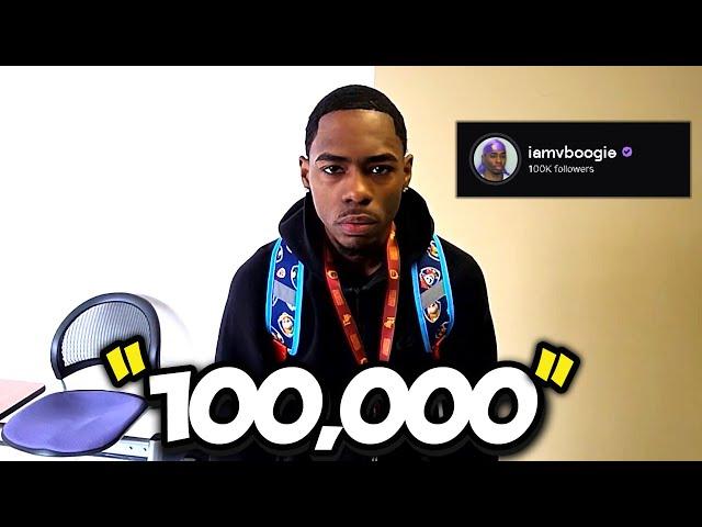 VBoogie Hits 100K On Twitch! (Streamer University)