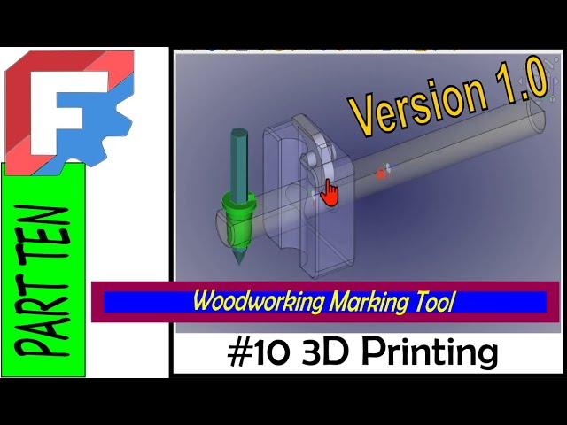 Intro To FreeCAD V1.0 Woodworking Marking Gauge Design and 3D Print #freecad #3dprinting #design