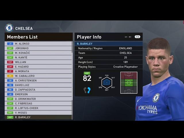 PES 2016 Option file 2018-2019