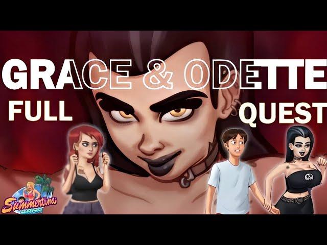 #9 Grace And Odette Complete Storyline Full Walkthrough - Summertime Saga 0.20.16 Latest Version