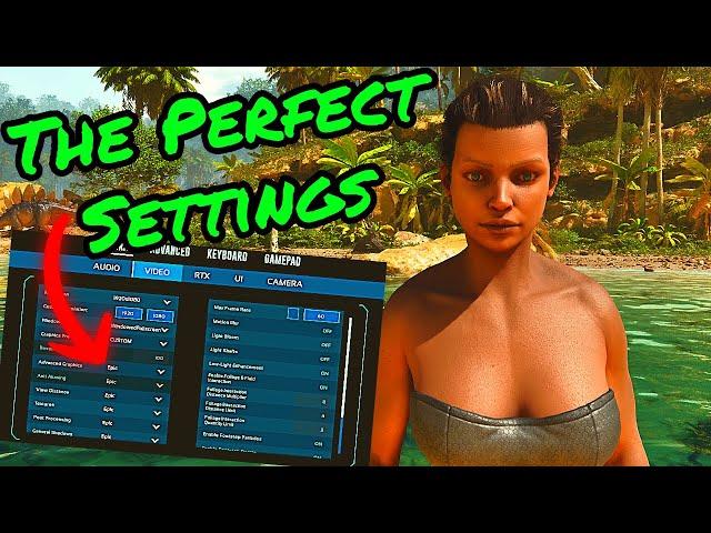 Ark Survival Ascended, How to get the PERFECT Settings! Game Settings to Make your game run SMOOTHER