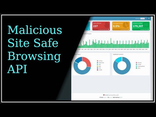 Malicious Site Safe Browsing API