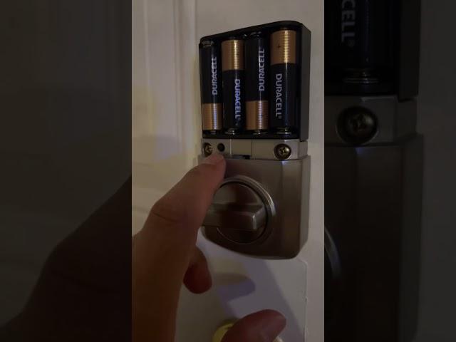 Kwikset 270 flashing red and won’t program after instal