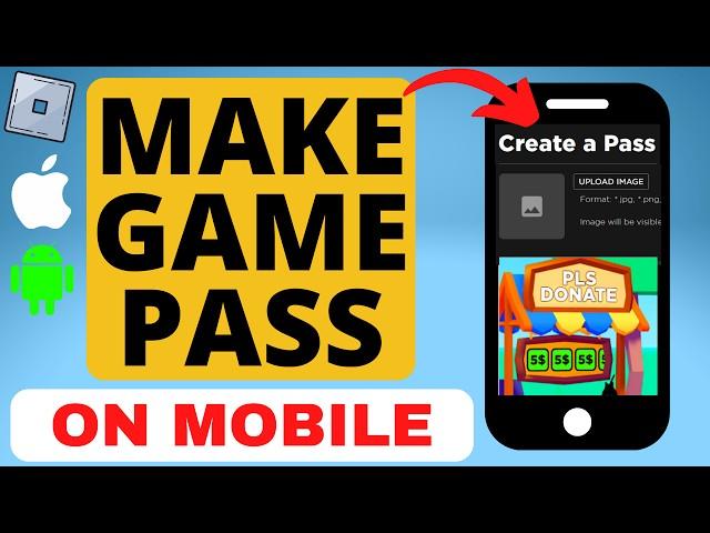 How to Make Gamepass in Roblox App - iPhone & Android