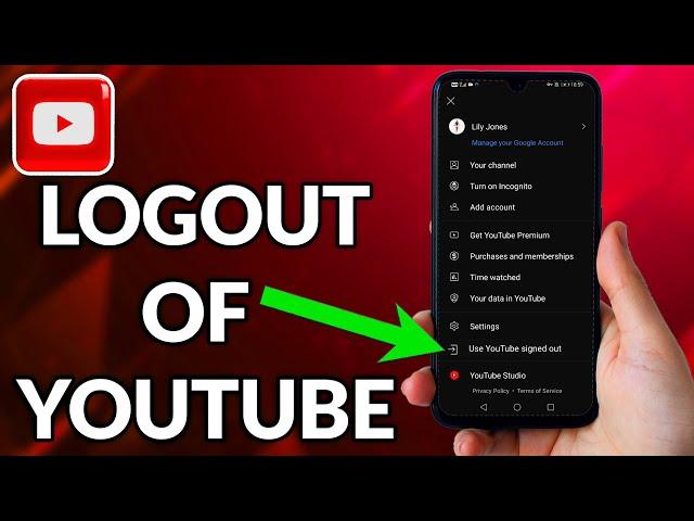 How To Logout Of YouTube Account On Mobile