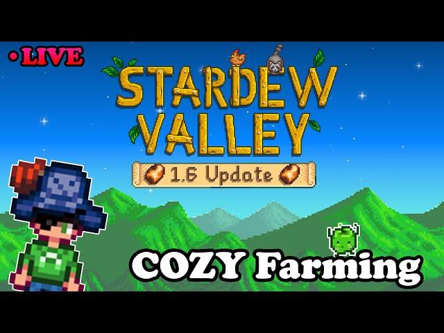 Slow Cozy Farming on The Blue Meadows in Stardew Valley 1.6