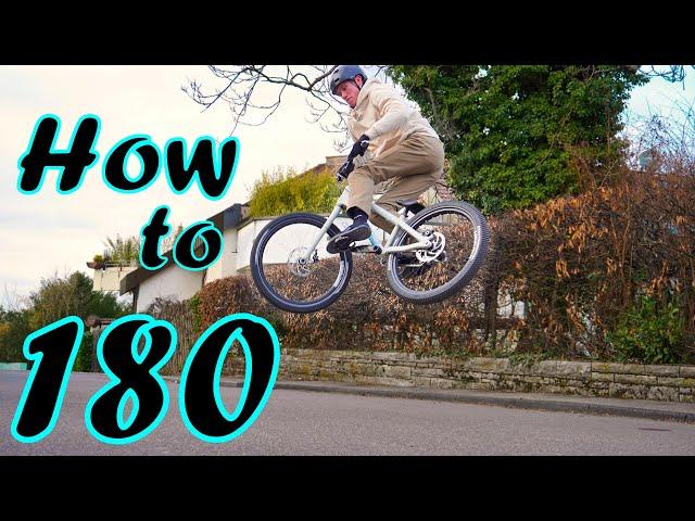 How to 180 a Trial/BMX/MTB in 3 simple steps! - Bunnyhop 180 Tutorial (German)