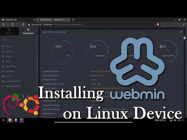 Installing Webmin on Linux Device