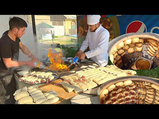 Uzbekistan! 1000 Pieces SOLD Every Day | Tandoori STREET FOOD!  Amazing Skill of tandoor CHEFS!