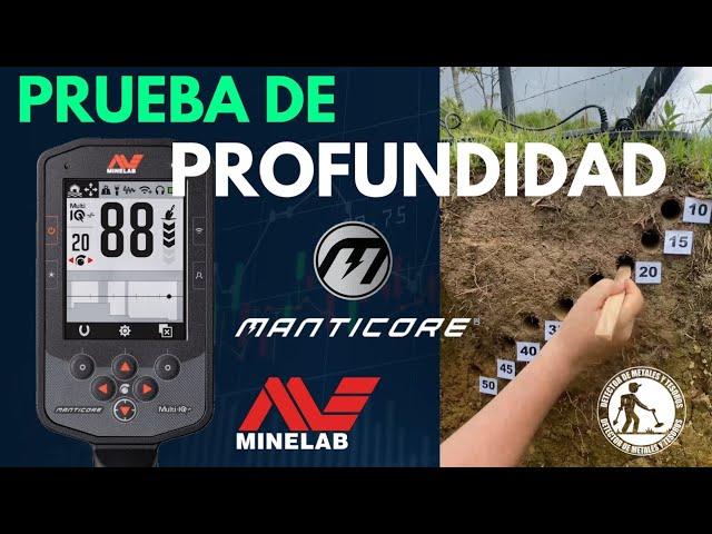 Depth Test Minelab Manticore Metal Detector