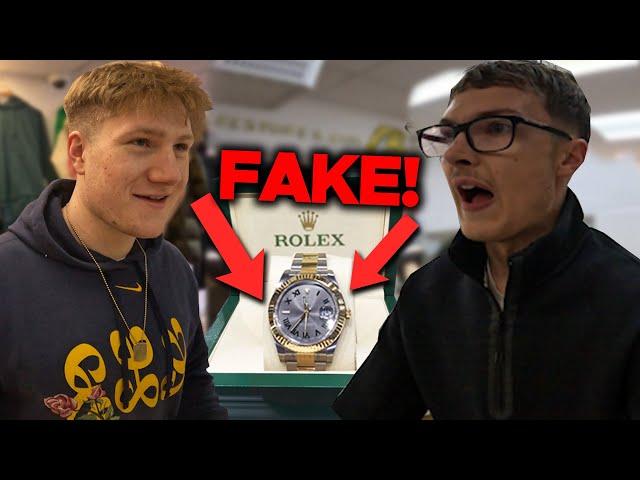 Customer Tries Selling A FAKE ROLEX... (Exposed)