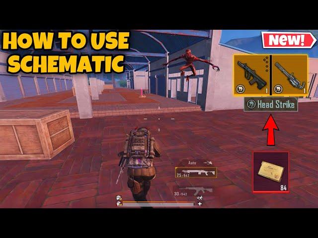 Metro Royale How To Use New Schematics For Modify Your Yellow Items | PUBG METRO ROYALE CHAPTER 21