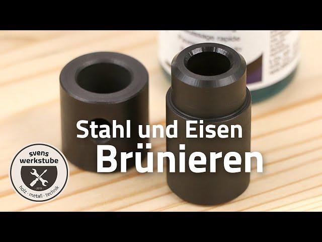 Stahl Brünieren - Anleitung mit Tifoo Black Devil Brünierset