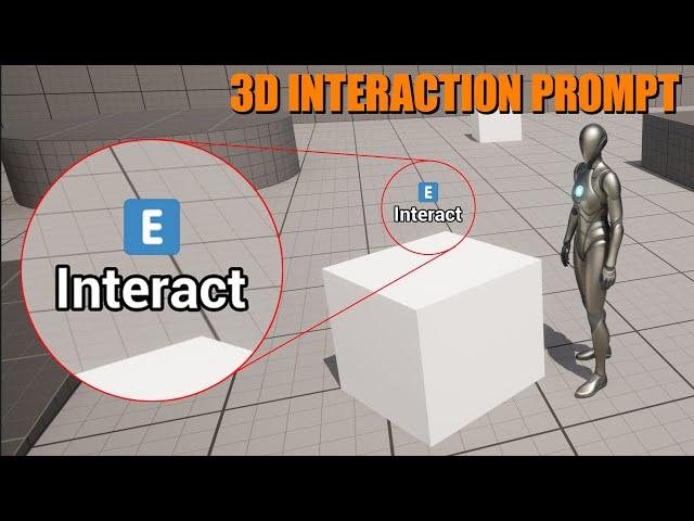 How To Make A 3D Interaction Prompt In Unreal Engine 5 (Tutorial)