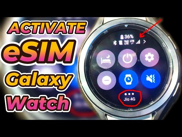 How to activate e sim on your Samsung Galaxy Watch | Galaxy watch LTE set up.