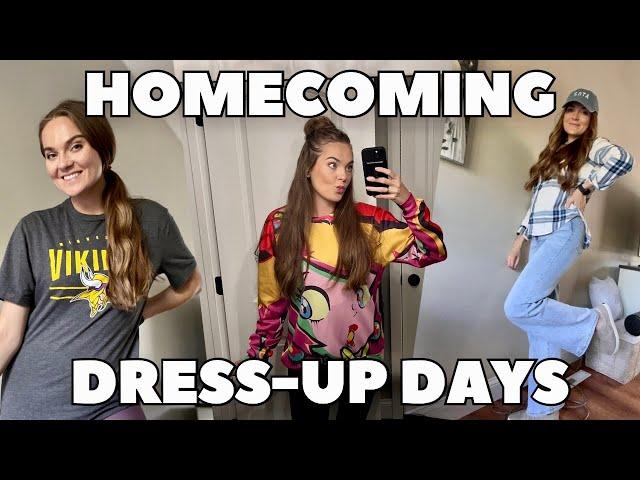 *anticlimactic* homecoming dress-up day lookbook! | KatieVision