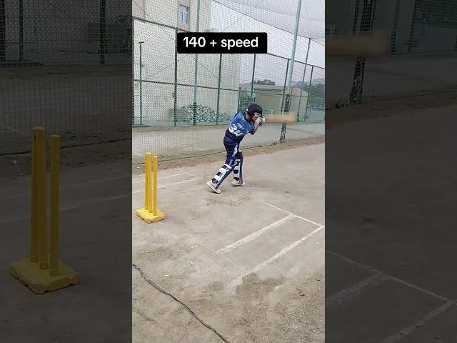 how to play 140+ speed ball in cricket net #shorts #viralvideos #viral #cricket