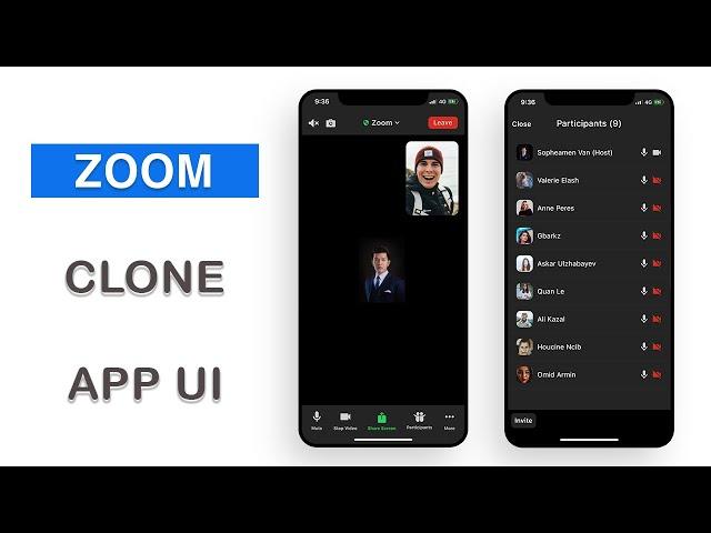 Flutter UI - Zoom Clone - Main Screen - Part I - Speed Code