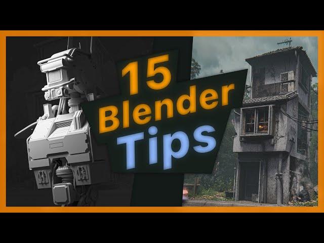 15 Blender Tips To Improve Your Workflow