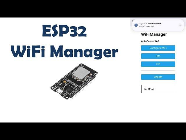 ESP32 WiFi manager Code Explained