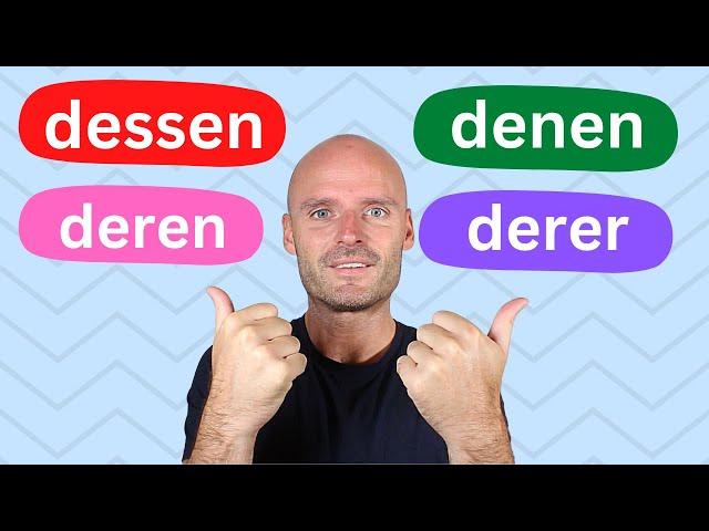 derer - dessen - denen - derer | Einfach erklärt 