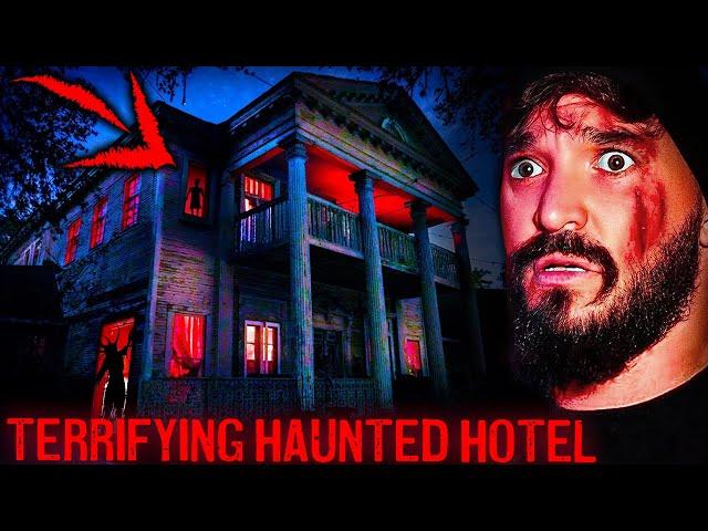 OVERNIGHT in HAUNTED BLACK SWAN INN w/ PARANORMAL FILES *TERRIFYING*