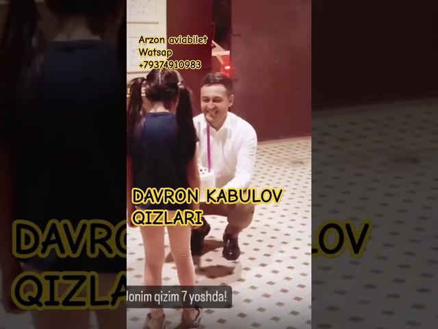 Davron Kabulov qizi Lutfiyaning tug’ilgan kunini nishonlamoqda