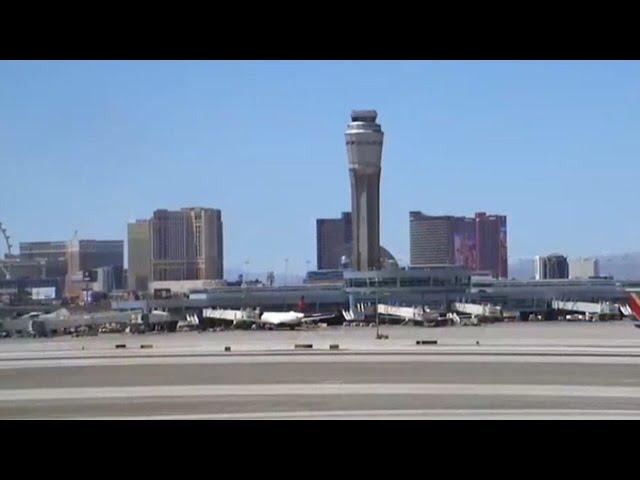 LVMPD: Man breaks doors at Las Vegas airport, ran to private plane